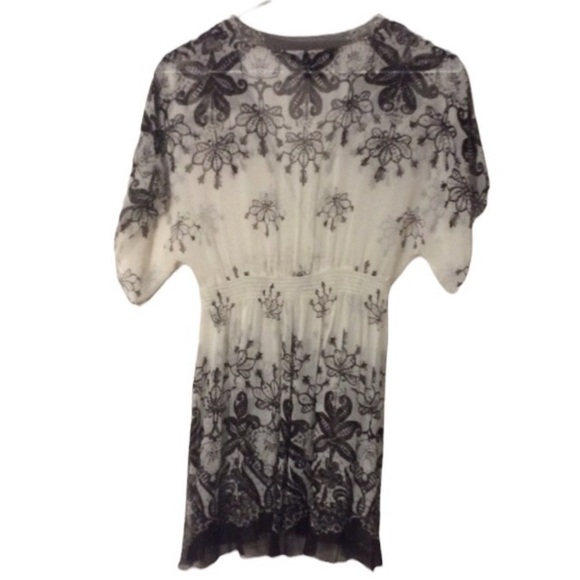 Karen Kane 100% Silk Sheer Top Size Medium - Picture 2 of 12